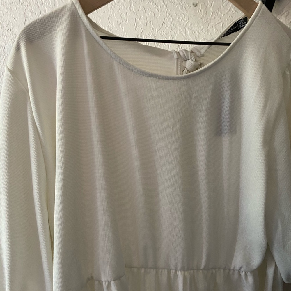 white babydoll dress